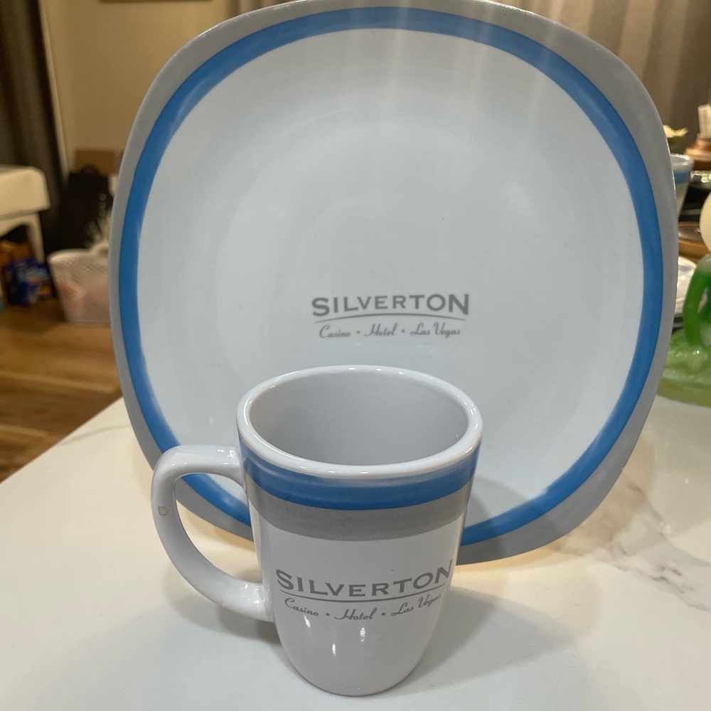 Silverton Casino Plate and Cup